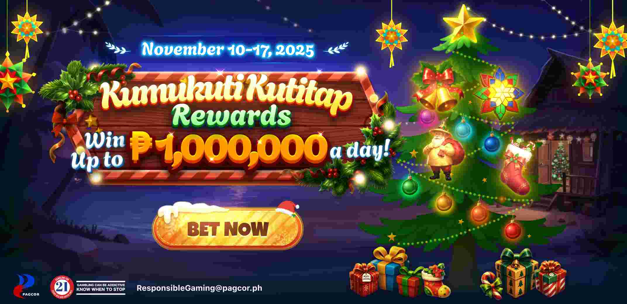 Kumukuti-kutitap Rewards, Win up to ₱800,000!